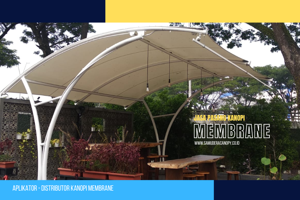 Kanopi membrane untuk taman