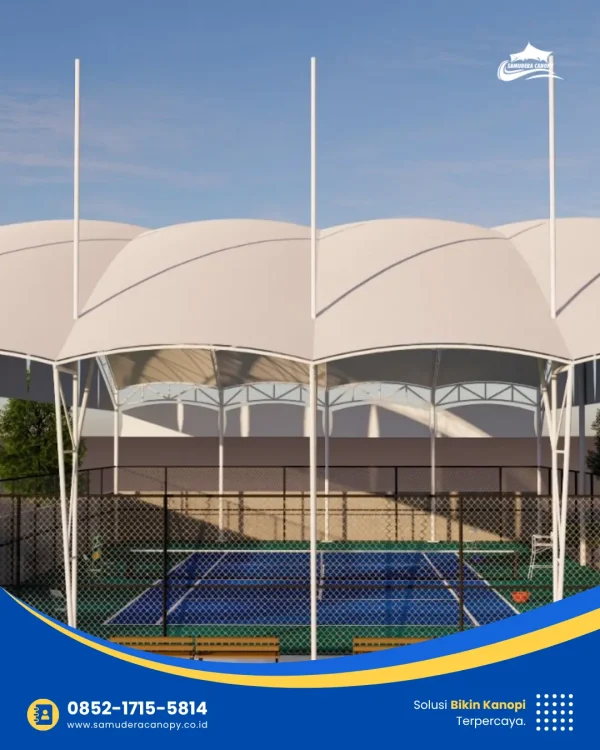 Jasa Pembuatan Atap Kanopi Lapangan Padel