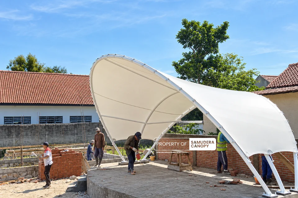 Kanopi Membran Area Kafe dan Restoran Outdoor