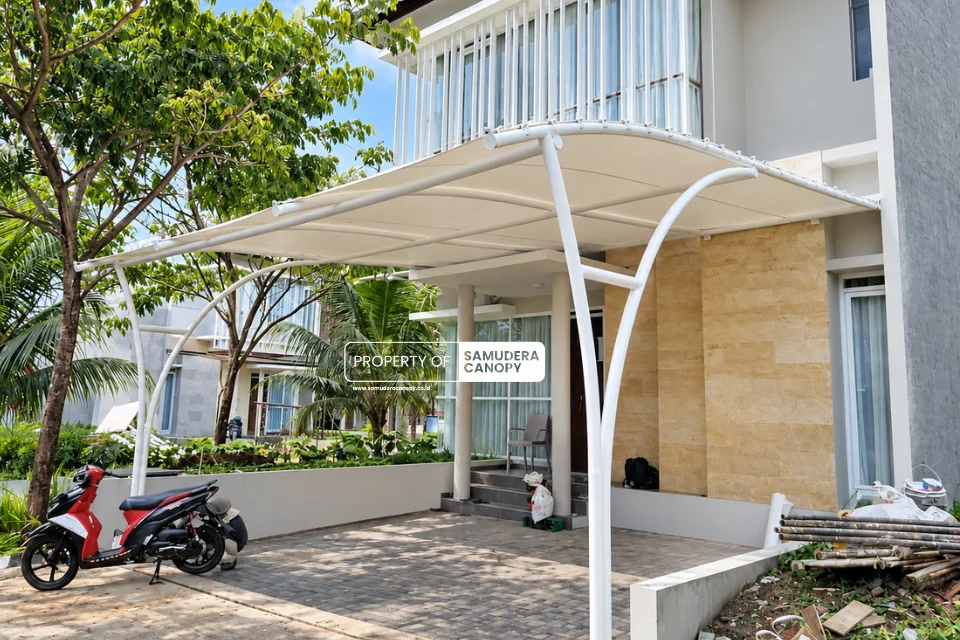 Kanopi Membran Cantilever Carport